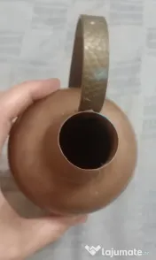 Cana carafa decorativa din cupru 25 cm. inaltime 