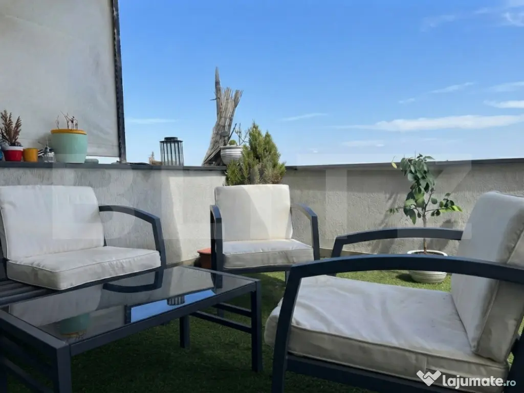 Apartament 2 camere semidecomandate cu terasă și parcare | - Baciu (Cluj)