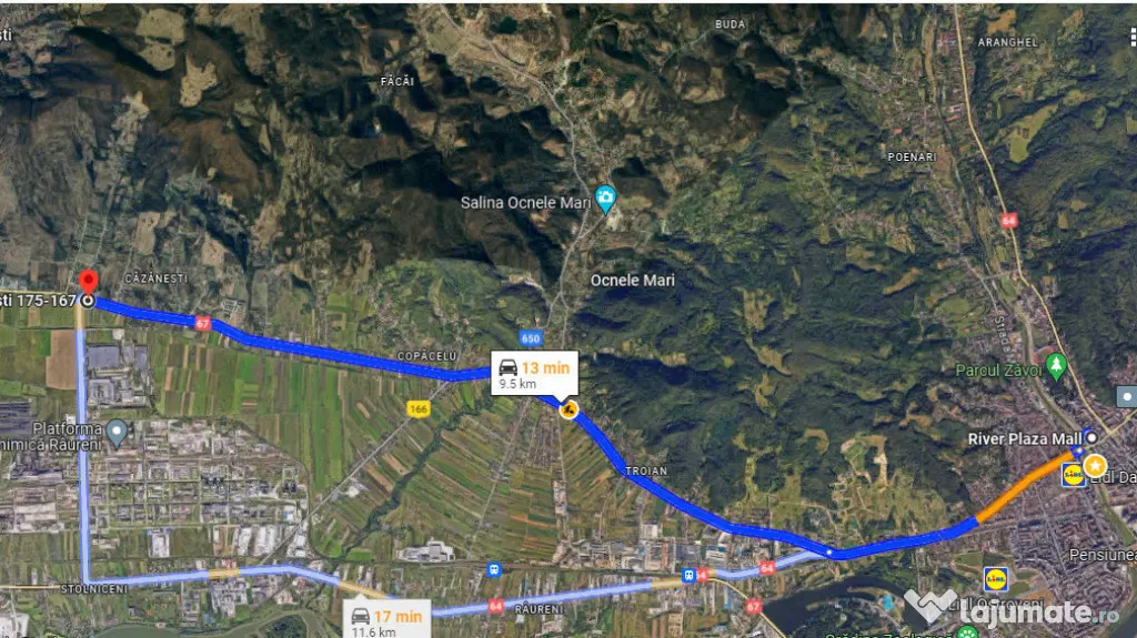 CAZANESTI DN67 TEREN 3956 MP - Ramnicu Valcea (Valcea)