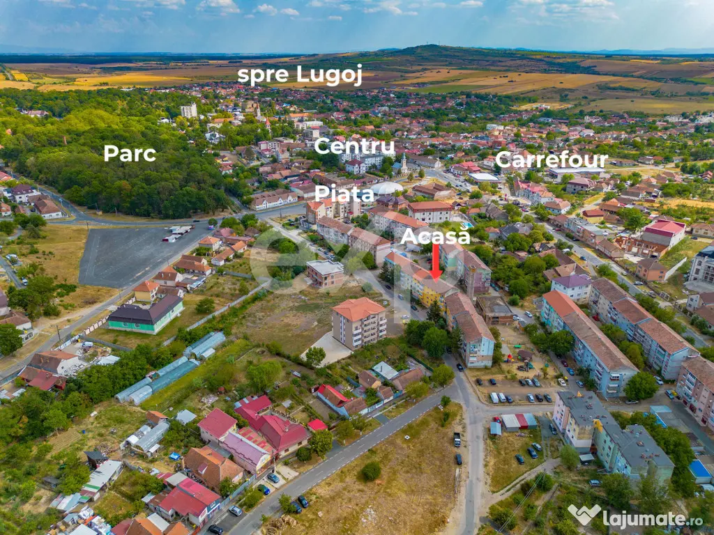 Apartament 3 camere | 2 băi | complet renovat | Buziaș - Buzias (Timis)