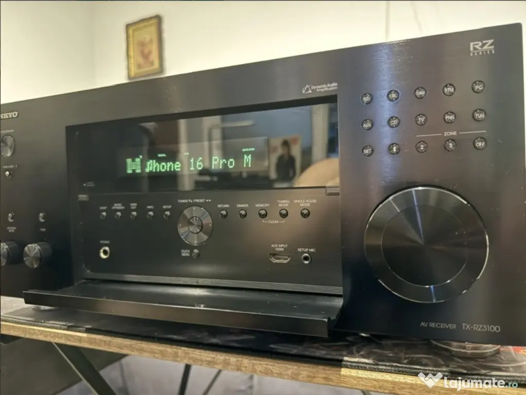 Onkyo TX-RZ3100 – Receiver AV High-End 11.2 canale / Dolby Atmos / DTS:X / THX