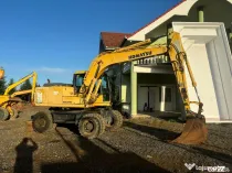 Excavator pe roți Komatsu PW130-7K, 14 tone, 2006