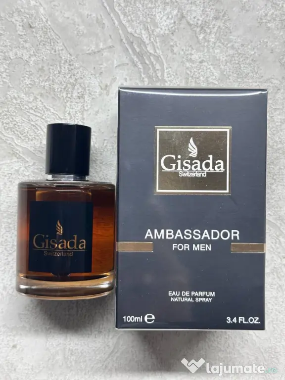 Gisada Ambassador 100ml EDP, pentru barbati, made in Switzerland