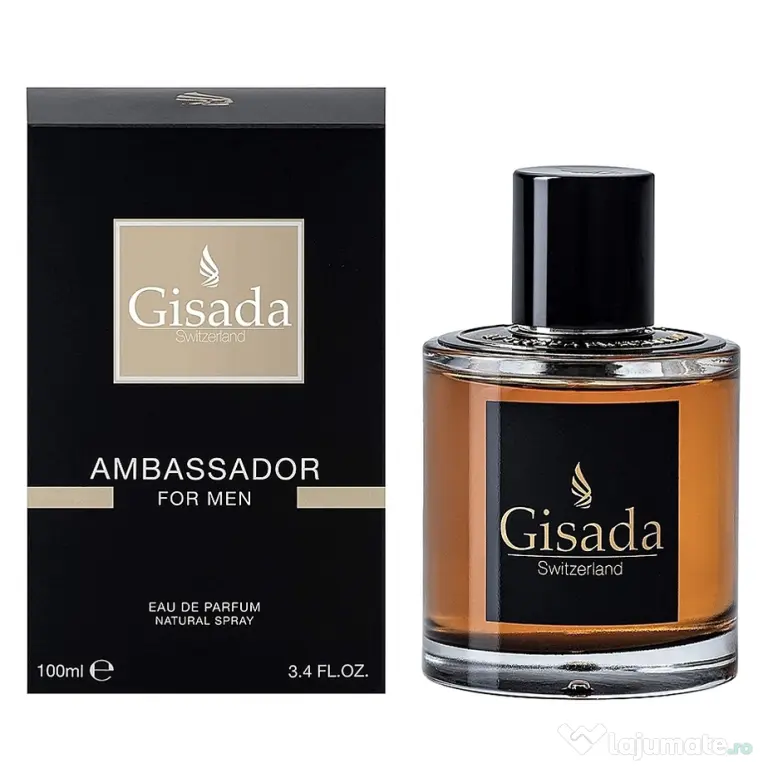 Gisada Ambassador 100ml EDP, pentru barbati, made in Switzerland