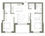 Apartament 3 camere 68.8 mp si logie 9.3 mp in Hexagon