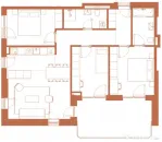 Apartament 4 camere 86.2 mp si logie 18.1 mp in Hexagon