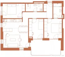 Apartament 4 camere 86.2 mp si logie 18.1 mp in Hexagon