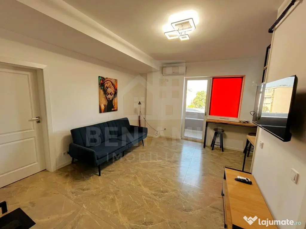 2 Camere-50mp-Centrala-AC-Mobilat-Utilat-Modern-Bloc Nou-... - Craiova (Dolj)