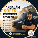 URGENT! Cautam Soferi Cat.B Germania-Amazon +Cazare +Transport