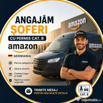 URGENT! Cautam Soferi Cat.B Germania-Amazon > 2900-3200 € NET +Cazare +Transport