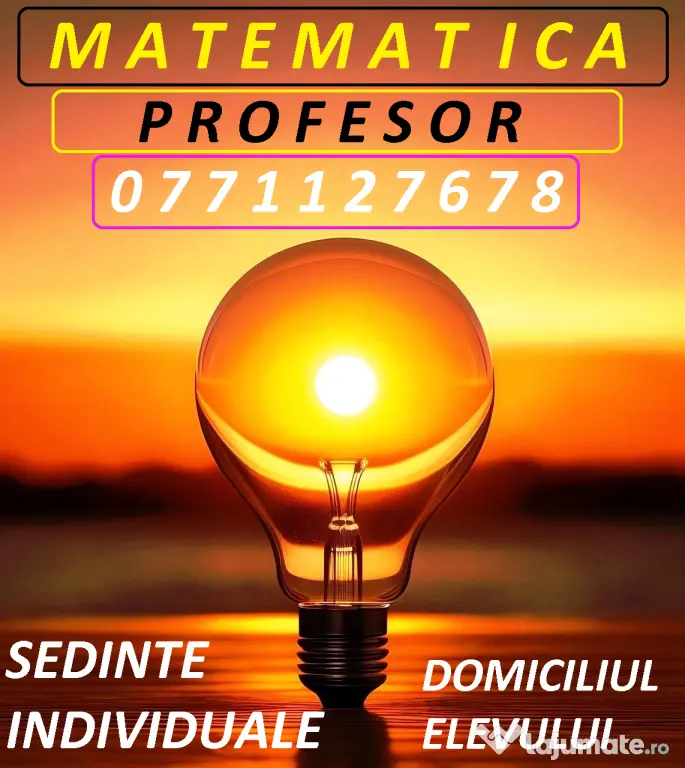 Profesor matematica.Bucuresti.