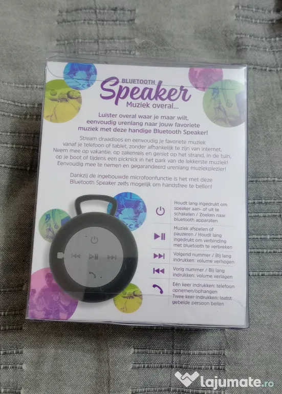 Boxa portabila Bluetooth speaker noua in cutie