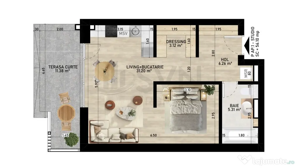Studio I Gemina by the lake - Bucuresti (Bucuresti-Ilfov)