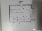 Apartament 2 camere, 49.8 mp , Zona Lidl, Floresti