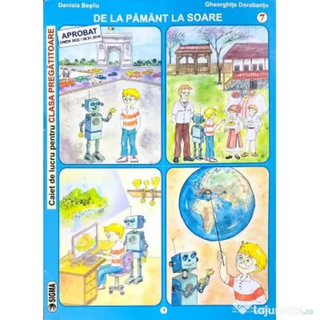 De la Pamant la Soare. Caiet de lucru pentru clasa pregatitoare. Semestrul 2 - Daniela Besliu