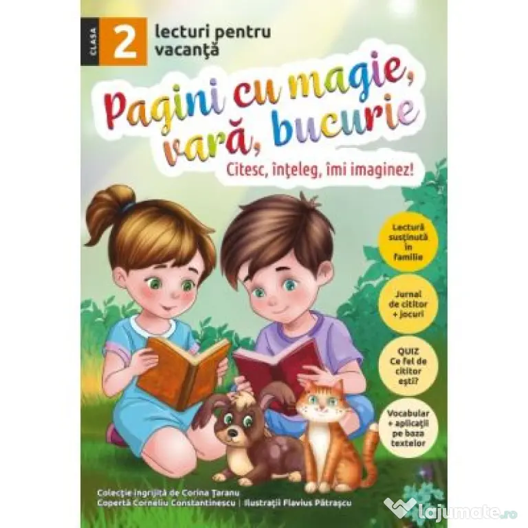 Pagini cu magie, vara, bucurie. Lecturi pentru vacanta clasa a 2-a - Corina Taranu