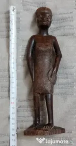 Statueta africana din lemn de abanos sau polisandru 30 cm.