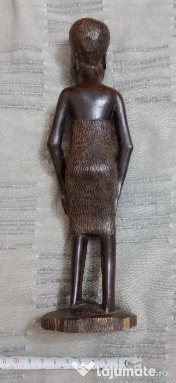 Statueta africana din lemn de abanos sau polisandru 30 cm.