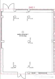 Spatiu Comercial, 123.5mp utili, Parter