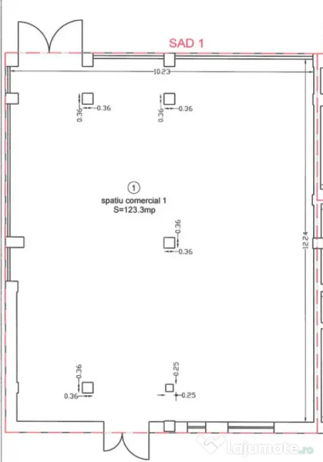 Spatiu Comercial, 123.5mp utili, Parter - Sanandrei (Timis)