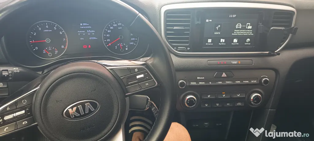 Kia Sportage, 1.6 gdi, benzină, 132 cai, an 2019, km 68 mii, motor clasic