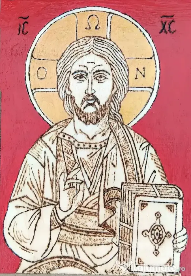 Vând icoane pirogravate