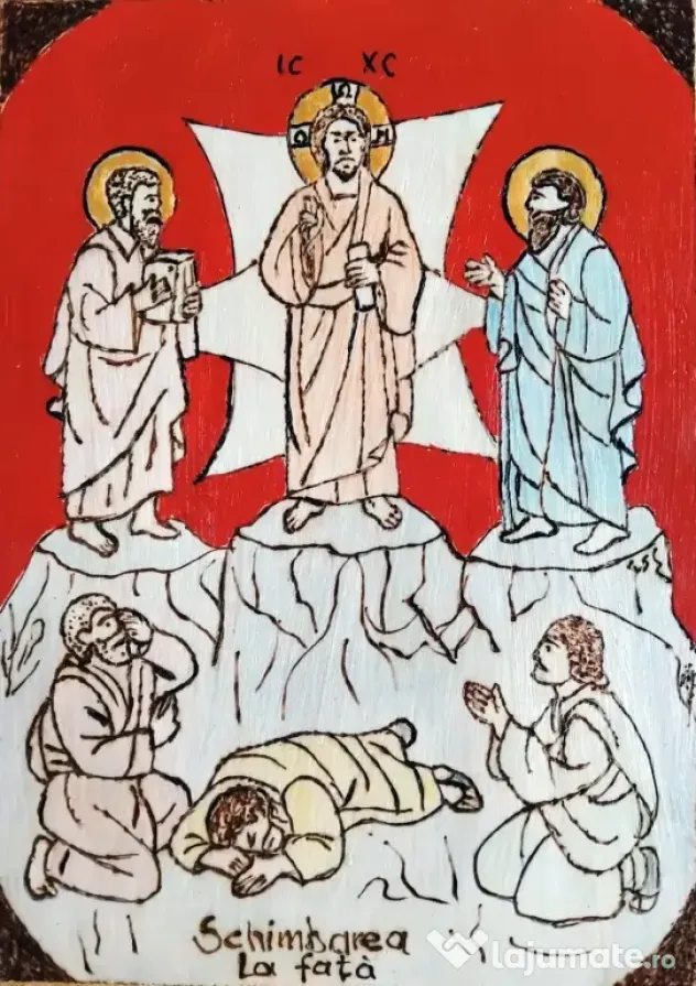 Vând icoane pirogravate
