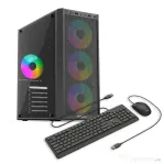 Sistem desktop pc gaming optimx prime phantom cu procesor intel® core™ i7 9700f, 16gb ddr4, 480gb ss