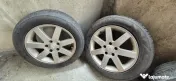 Set Jante Aliaj 16" 5x110 Opel / Saab + Anvelope Vară 205/55 R16 DOT 2022 