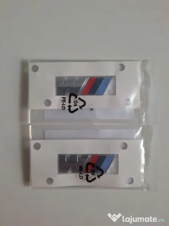 Set 2 embleme BMW OEM portbagaj originale