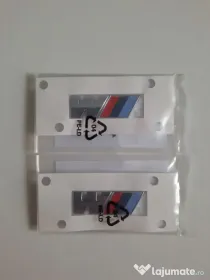 Set 2 embleme BMW OEM portbagaj originale