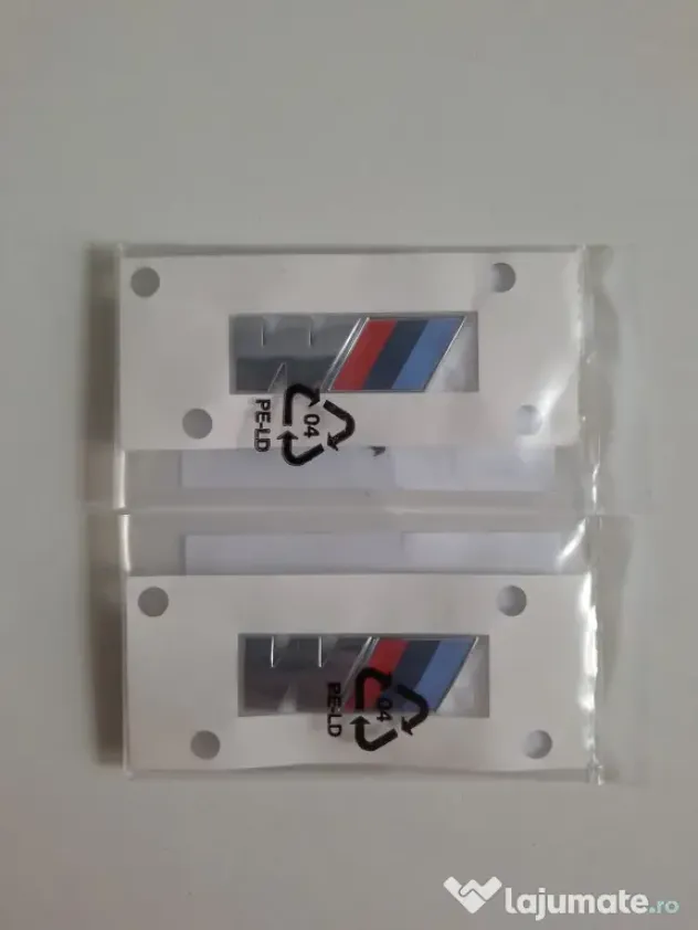 Set 2 embleme BMW OEM portbagaj originale