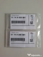Set 2 embleme BMW OEM portbagaj originale