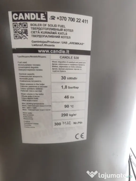 Centrala Candle 30KW cu automatizare