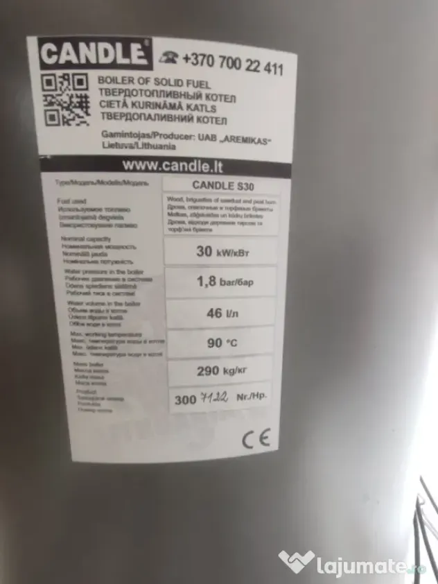Centrala Candle 30KW cu automatizare