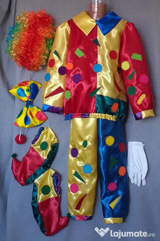 Costum clovn pentru copii 6-7-8-9 ani,215 lei