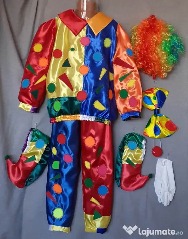 Costum clovn pentru copii 6-7-8-9 ani,215 lei