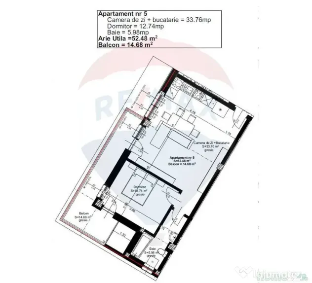 Apartament 2 camere strada Meșteșugarilor - Oradea (Bihor)