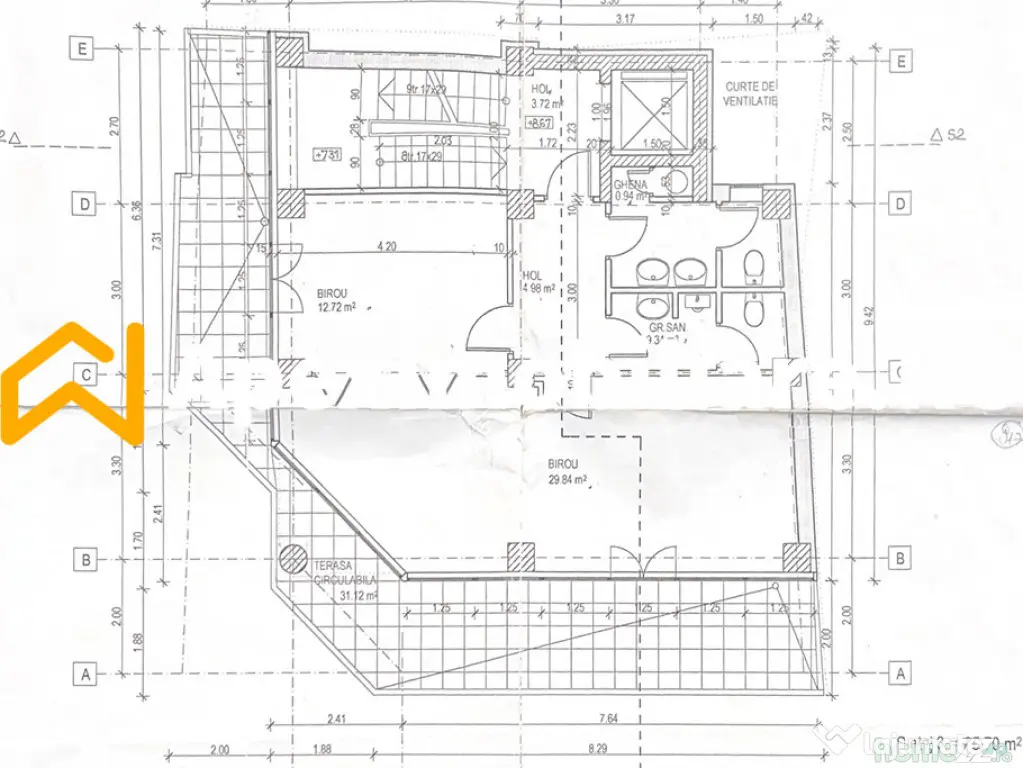 Spatiu Birouri 4 camere de inchiriat Stirbei Voda București - Bucuresti (Bucuresti-Ilfov)