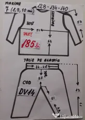 Costum Dovlecel pentru copii 8-9-10-11-12-13 ani,185 lei