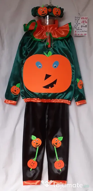 Costum Dovlecel pentru copii 8-9-10-11-12-13 ani,185 lei
