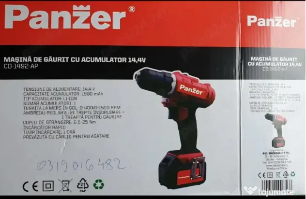 Mașina de înșurubat și gaurit Panzer