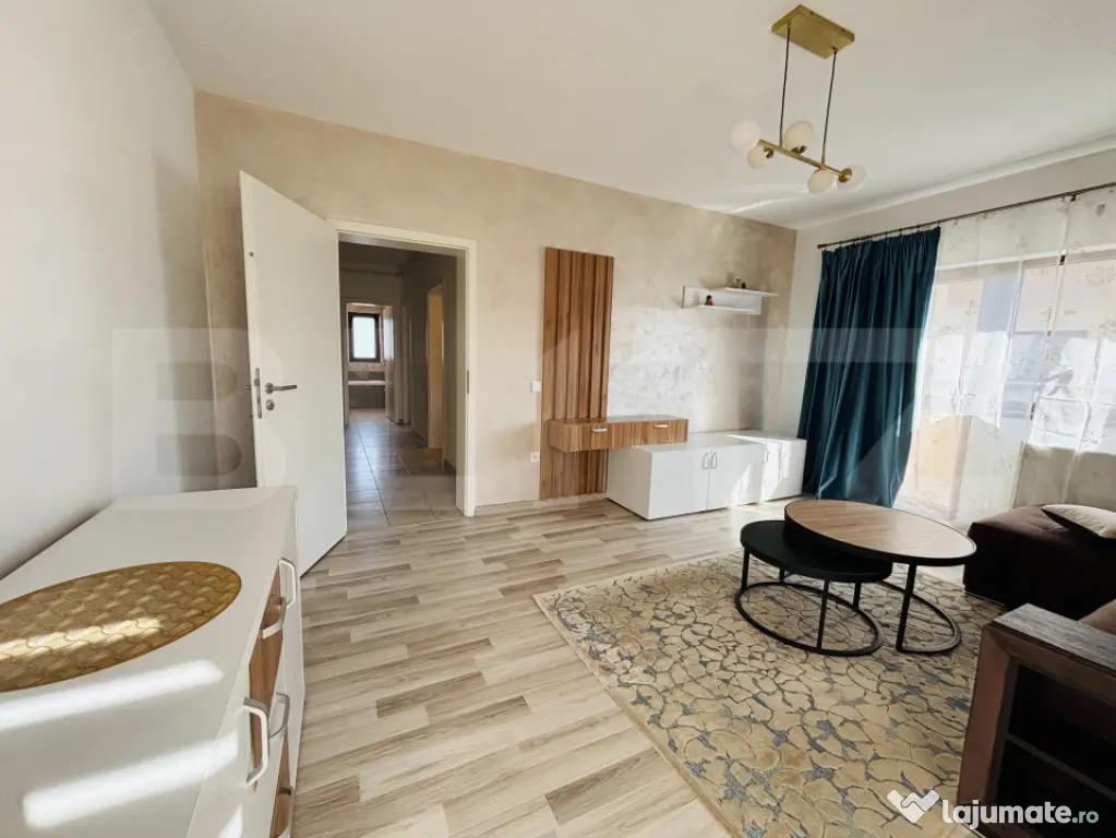 Apartament 2 camere, mobilat și utilat, cu parcare inclusă - Sanpetru (Brasov)