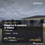 Casa noua cu 4 camere si 500 mp teren | Paleu, langa Oradea 