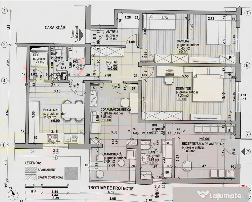 Investitie inteligenta: apartament si spatiu comercial cu ac - Oradea (Bihor)