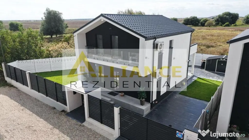VILA INDIVIDUALA PREMIUM MOBILATA SI UTILATA-4 CAMERE-TEREN 370 MP - Berceni (Bucuresti-Ilfov)