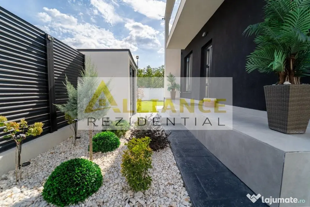 VILA INDIVIDUALA PREMIUM MOBILATA SI UTILATA-4 CAMERE-TEREN 370 MP - Berceni (Bucuresti-Ilfov)