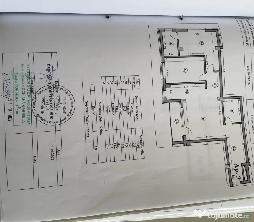 3 camere | Kamsas | Etaj 1 - Constanta (Constanta)