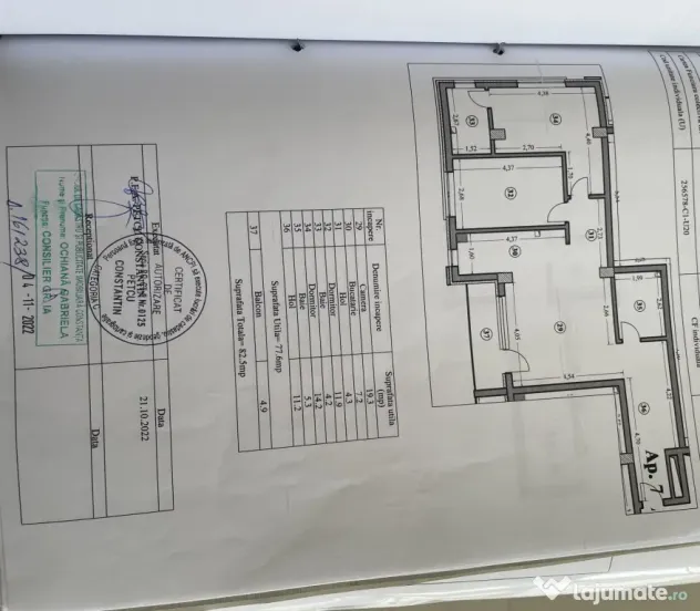 3 camere | Kamsas | Etaj 1 - Constanta (Constanta)