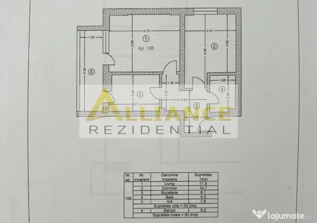 Apartament 2 cam mobilat utilat cu parcare subterana - Popesti Leordeni (Bucuresti-Ilfov)